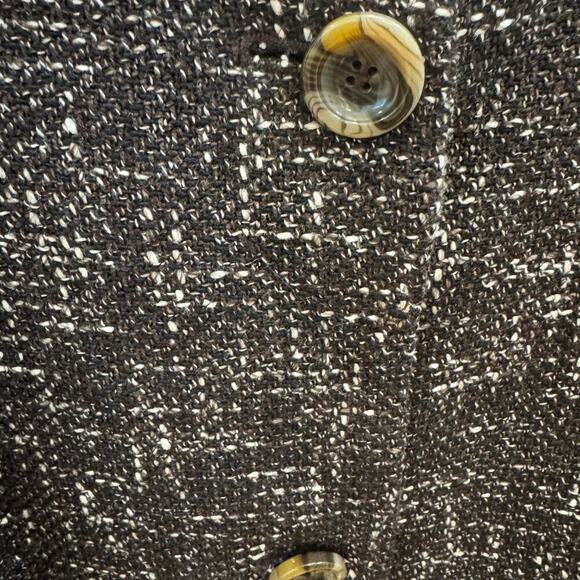 Vintage Jones New York Black & White Tweed Jacket – Size M - Picture 3 of 9